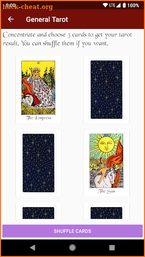 Tarot Card Reading screenshot