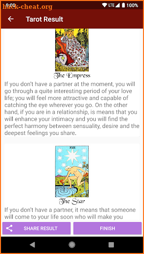 Tarot Card Reading screenshot