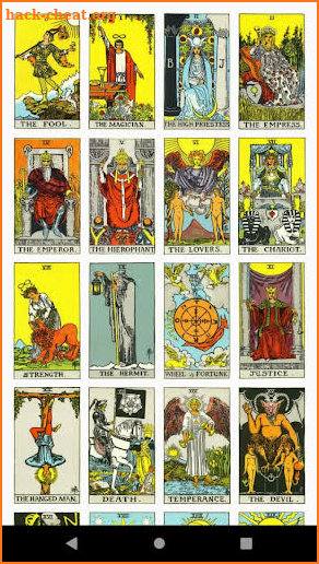 Tarot Celtic Cross App for Android by ZTarot screenshot