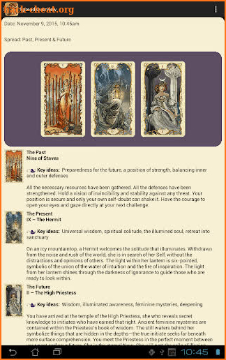 Tarot Mucha screenshot