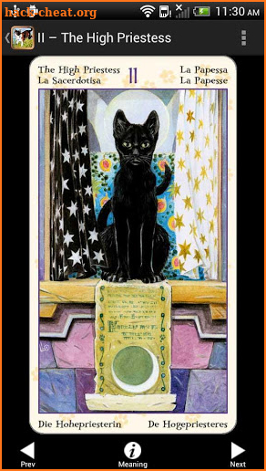 Tarot of Pagan Cats screenshot