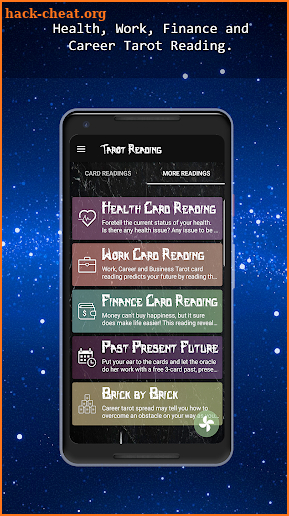 Tarot Reading screenshot