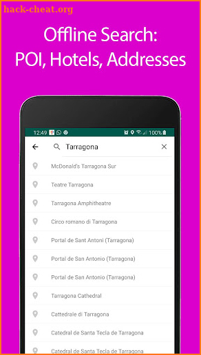 Tarragona Offline Map and Trav screenshot