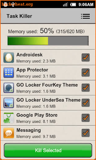 Task Killer screenshot