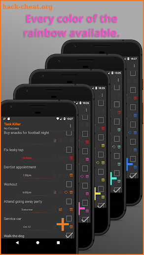 Task Killer: No Excuses Todo List screenshot