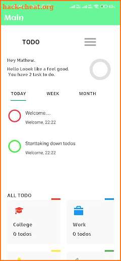 Task saver screenshot