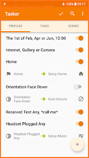 Tasker screenshot