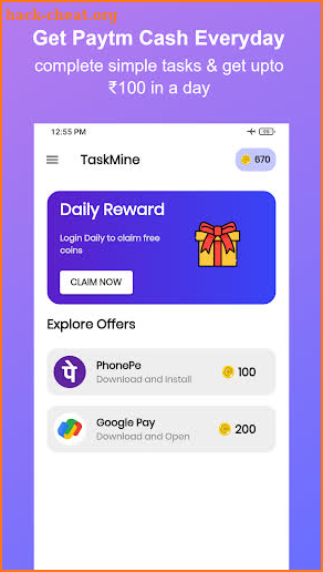 TaskMine - Earn Daily Rewards screenshot