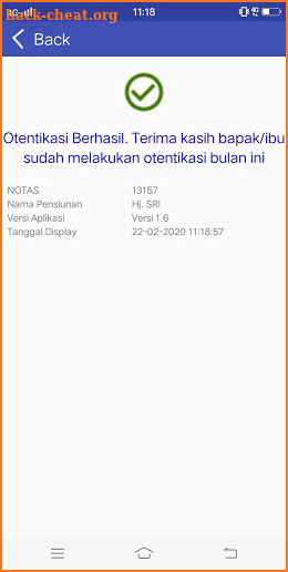 Taspen Otentikasi screenshot