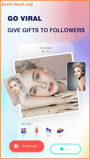 Taste: online video chat screenshot