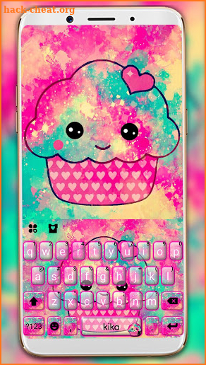 Tasty Cupcake Keyboard Theme screenshot