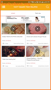 Tasty Dinner Food Recipes screenshot