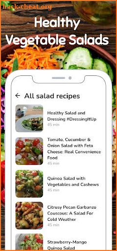 Tasty Vegetarian Recipes screenshot