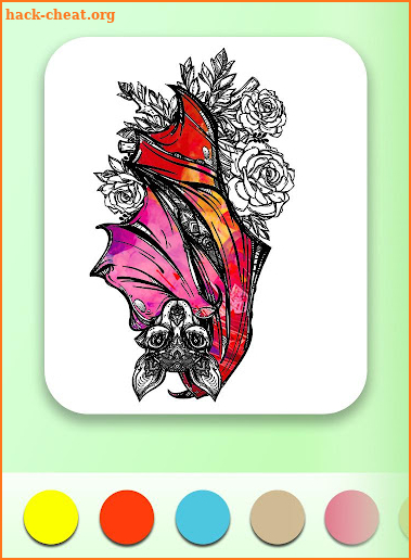 Tattoo Coloring Book For Adults screenshot