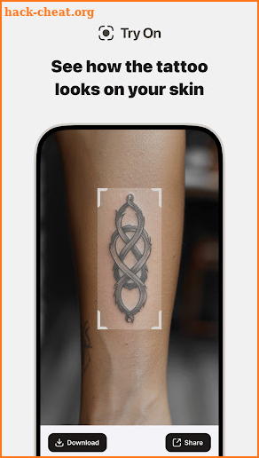 Tattoo design creator: InkMe screenshot