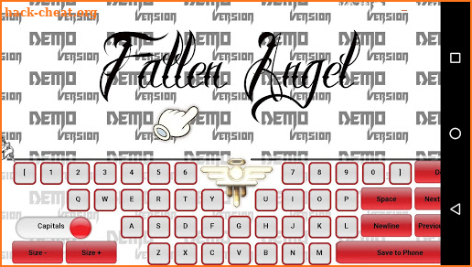 Tattoo Font Designer screenshot