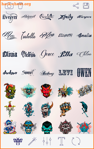 Tattoo Maker: name screenshot