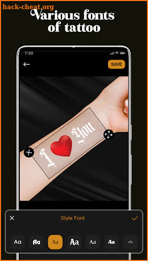 Tattoo Maker - Tattoo Design screenshot