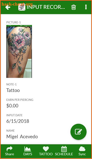 TATTOO PERSONAL INPUT-PRO screenshot