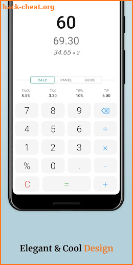 Tax, Tip, Travel & Splits Calc screenshot