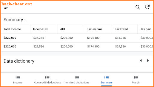 Tax22Planner screenshot