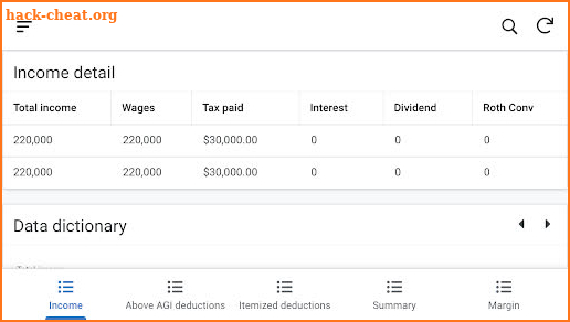 Tax22Planner screenshot