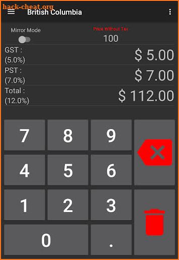 TaxCalc Canada screenshot