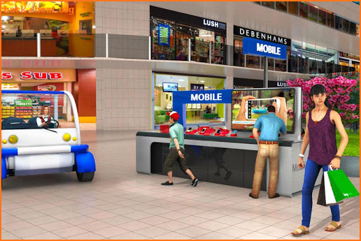 Taxi Car Simulator 2019 – Shopping mall taxi games screenshot