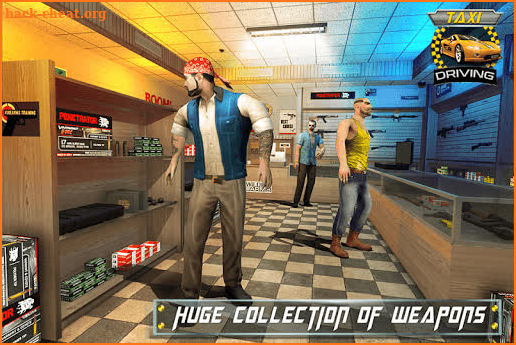 Taxi Driver Car Driving- Crime City Gangster Games screenshot