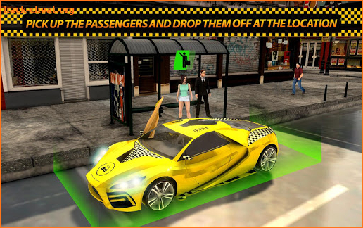 Taxi Driver : Crazy Demolition Taxi City Rush screenshot