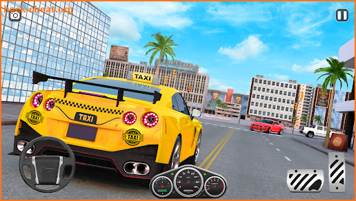 Taxi Driving Simulator Game 3D screenshot