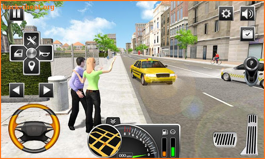 Taxi Realistic Simulator - Free Taxi Driving Game screenshot