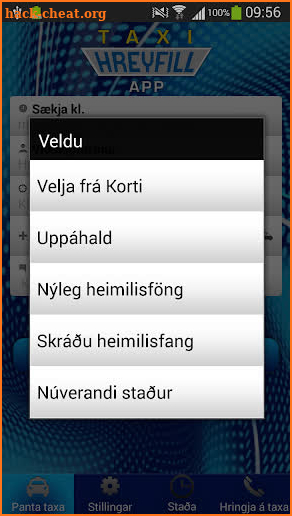 TaxiHreyfill screenshot