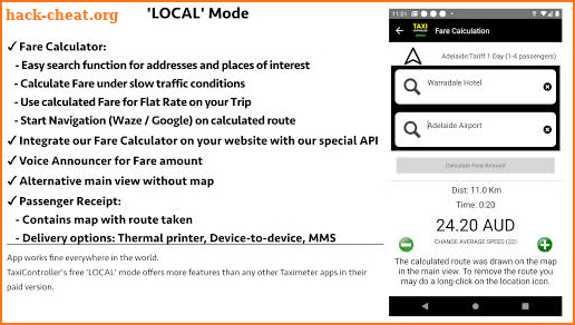 Taximeter-GPS screenshot