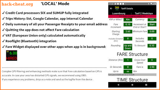 Taximeter-GPS screenshot