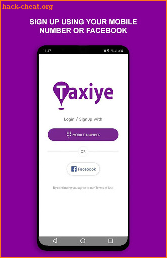 Taxiye Passenger screenshot