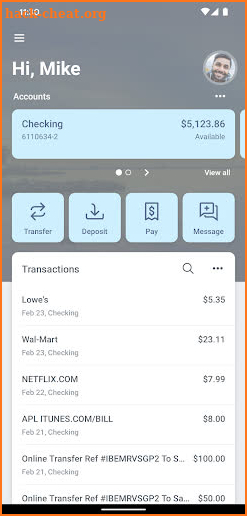 Taylor Bank screenshot