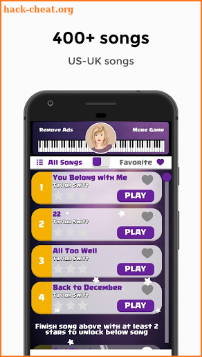 Taylor Piano Tiles screenshot