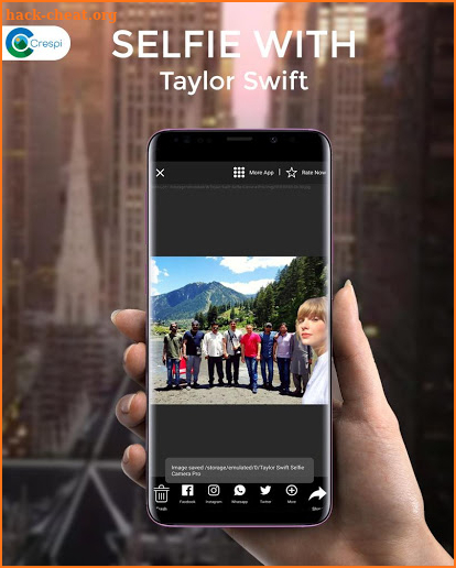 Taylor Swift Selfie Camera Pro screenshot