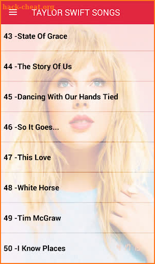 Taylor Swift Songs Offline  50 Songs screenshot