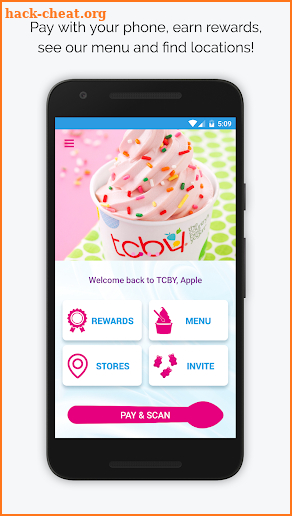 TCBY screenshot