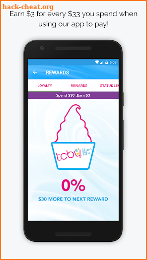 TCBY screenshot