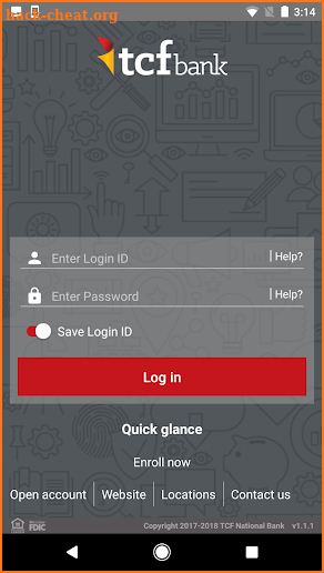 TCF Bank screenshot