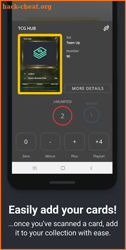 TCG Hub - Card Collection Tool screenshot