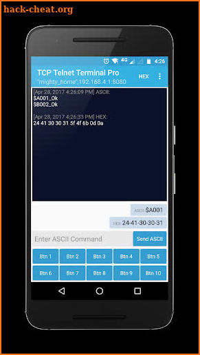 TCP Telnet Terminal Pro screenshot