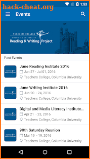 TCRWP App screenshot