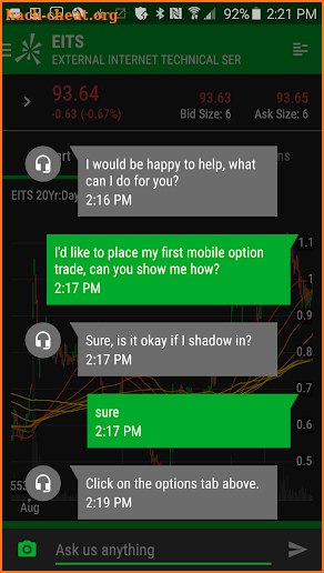 TD Ameritrade Trader screenshot