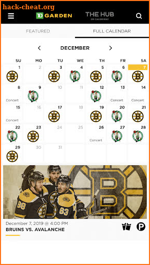 TD Garden Hub screenshot