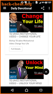 T.D. Jakes Motivation screenshot