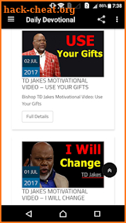 T.D. Jakes Motivation screenshot